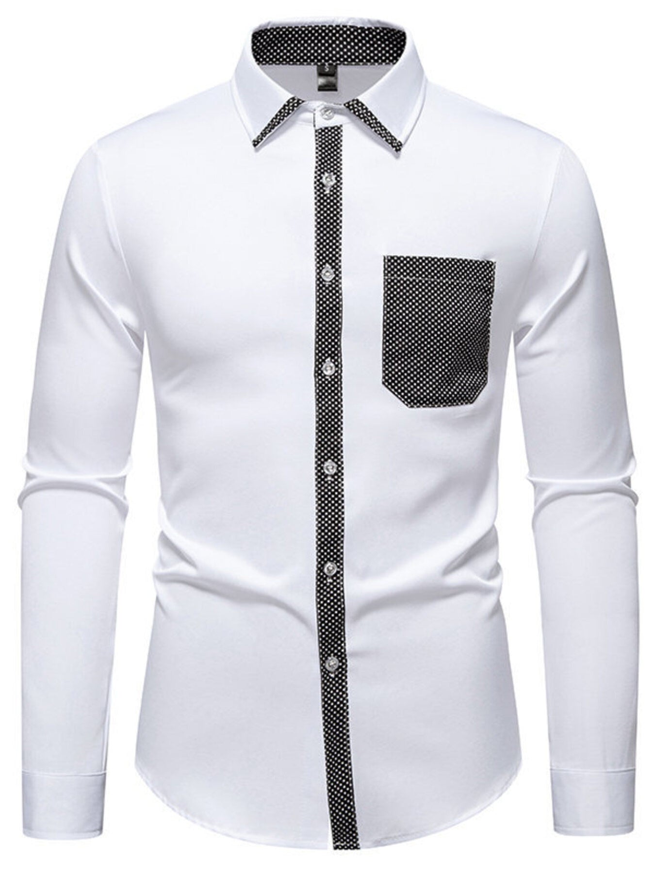 Men's Slim Fit Long Sleeve Shirt