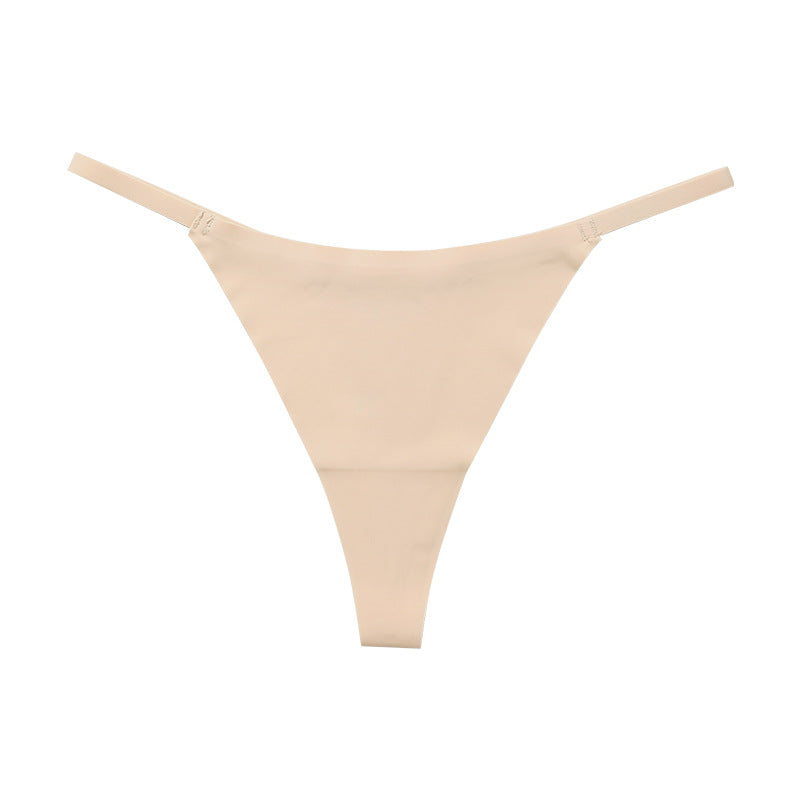 Women's Low Waist Seamless Thong Panties