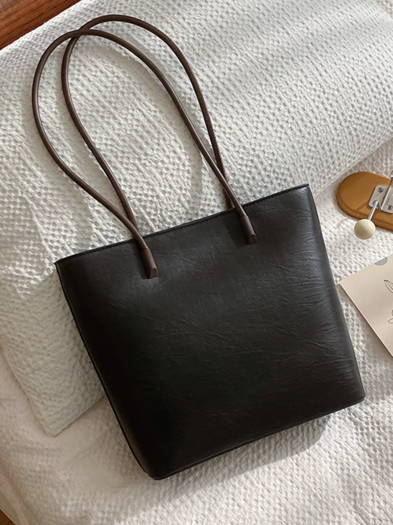 PU Leather Tote Bag