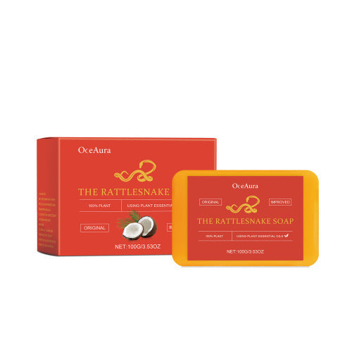 OceAura Skin Care Acne Removing Soap Closed Mouth Plant Essential Oil Soap Oil Control Hand Soap Foam Cleansing Soap
