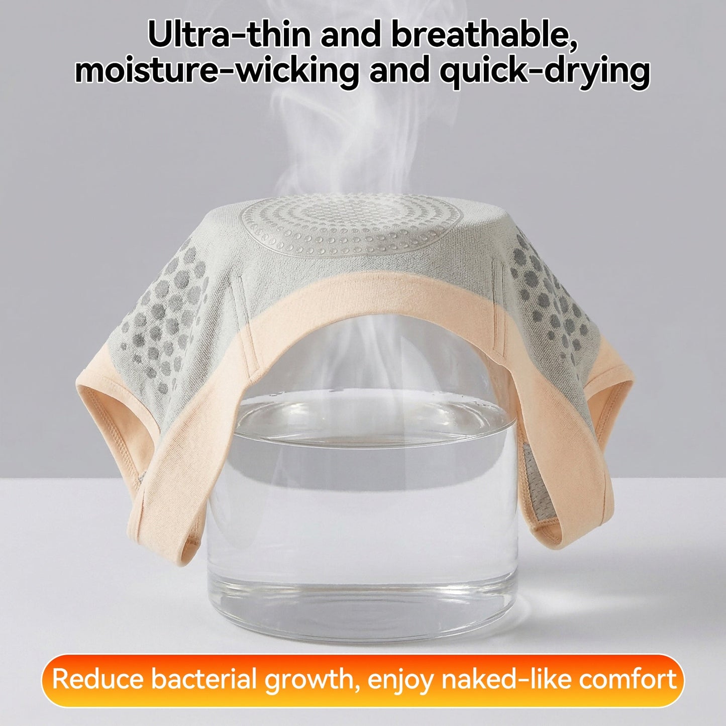 Seamless No Ride-Up Underwear - 360 Breathable & Double-Layer Crotch Panties