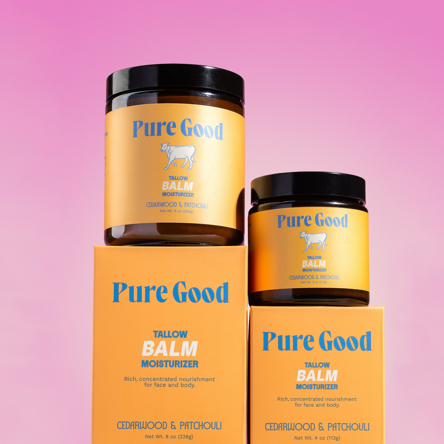 Cedarwood + Patchouli Tallow Balm - Firming & Balancing