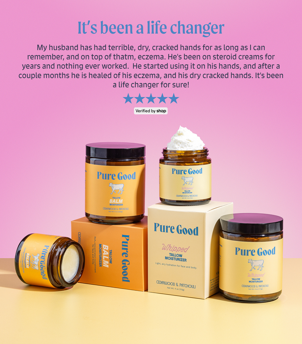 Cedarwood + Patchouli Tallow Balm - Firming & Balancing