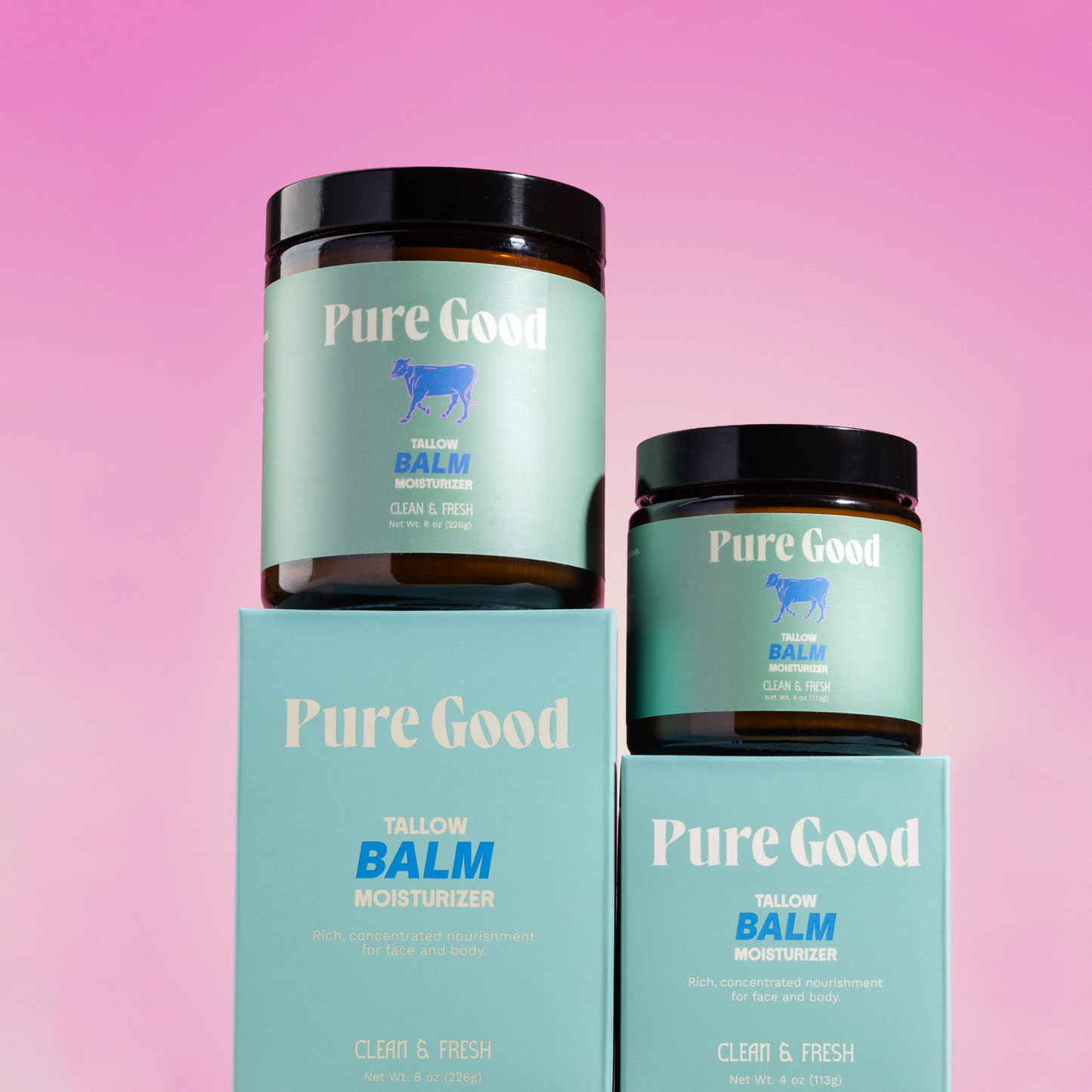 Clean & Fresh Tallow Balm - Cleansing & Acne Prone Skin