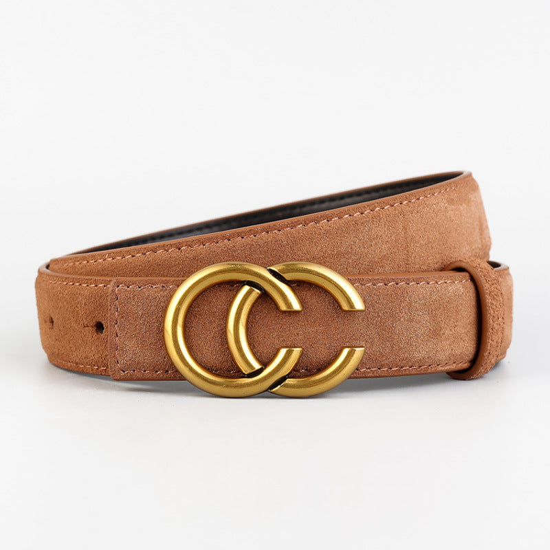 Double-C Buckle Belt