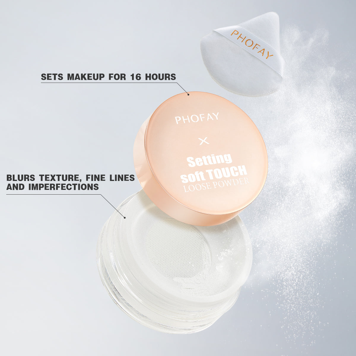 Phofay Long-Lasting Sweatproof Setting Powder – 10g