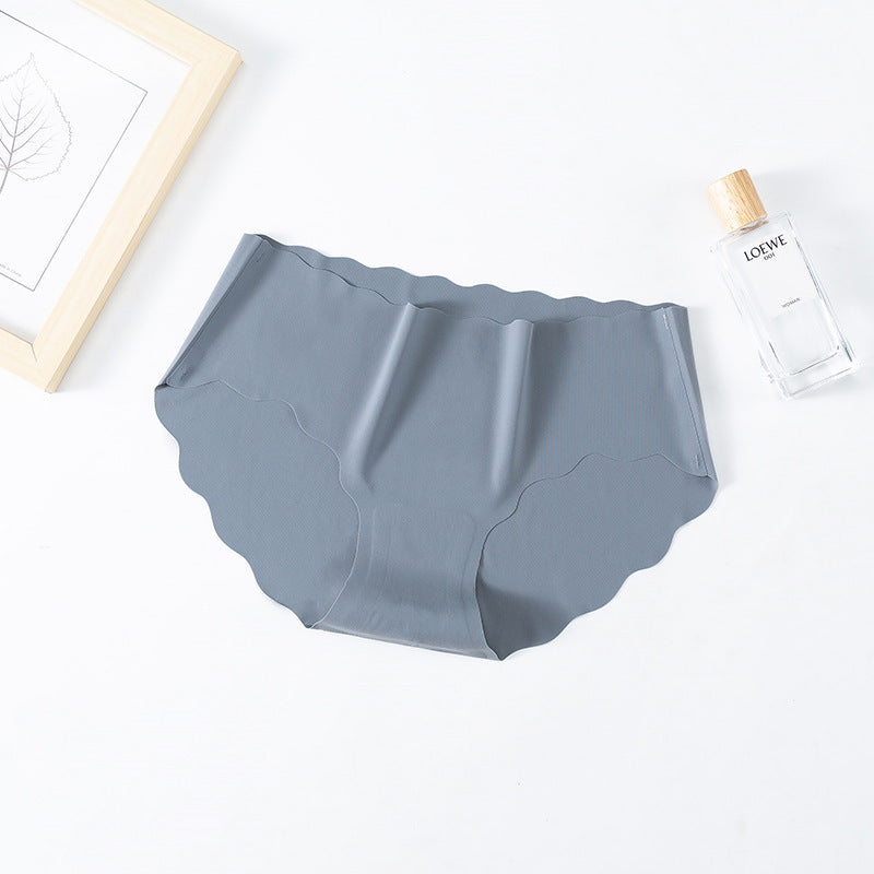 Women's Pure Cotton One-piece Ice Silk Seamless Panties