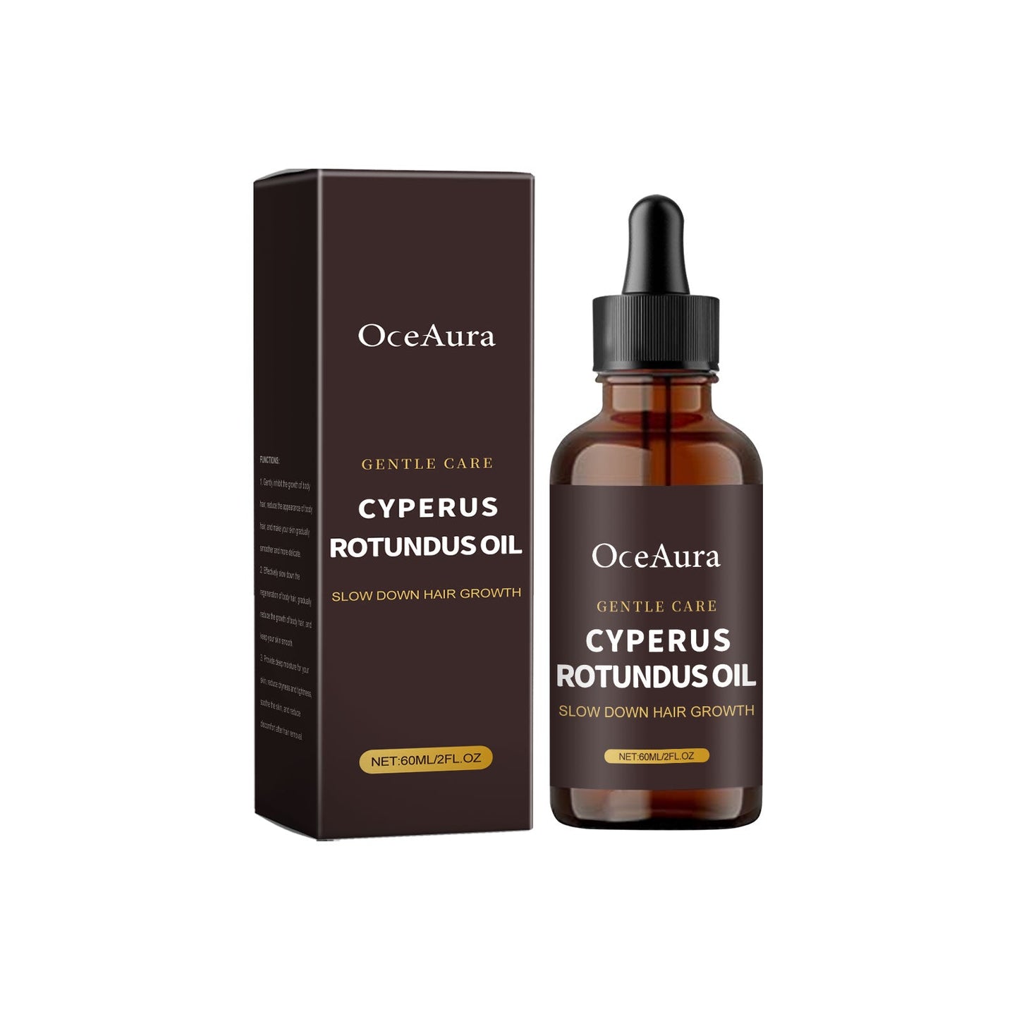 OceAura Fragrant Aconite Treatment Oil, Gently Nourishes Smooth Body Skin Cleansing Hair Removal Treatment Oil