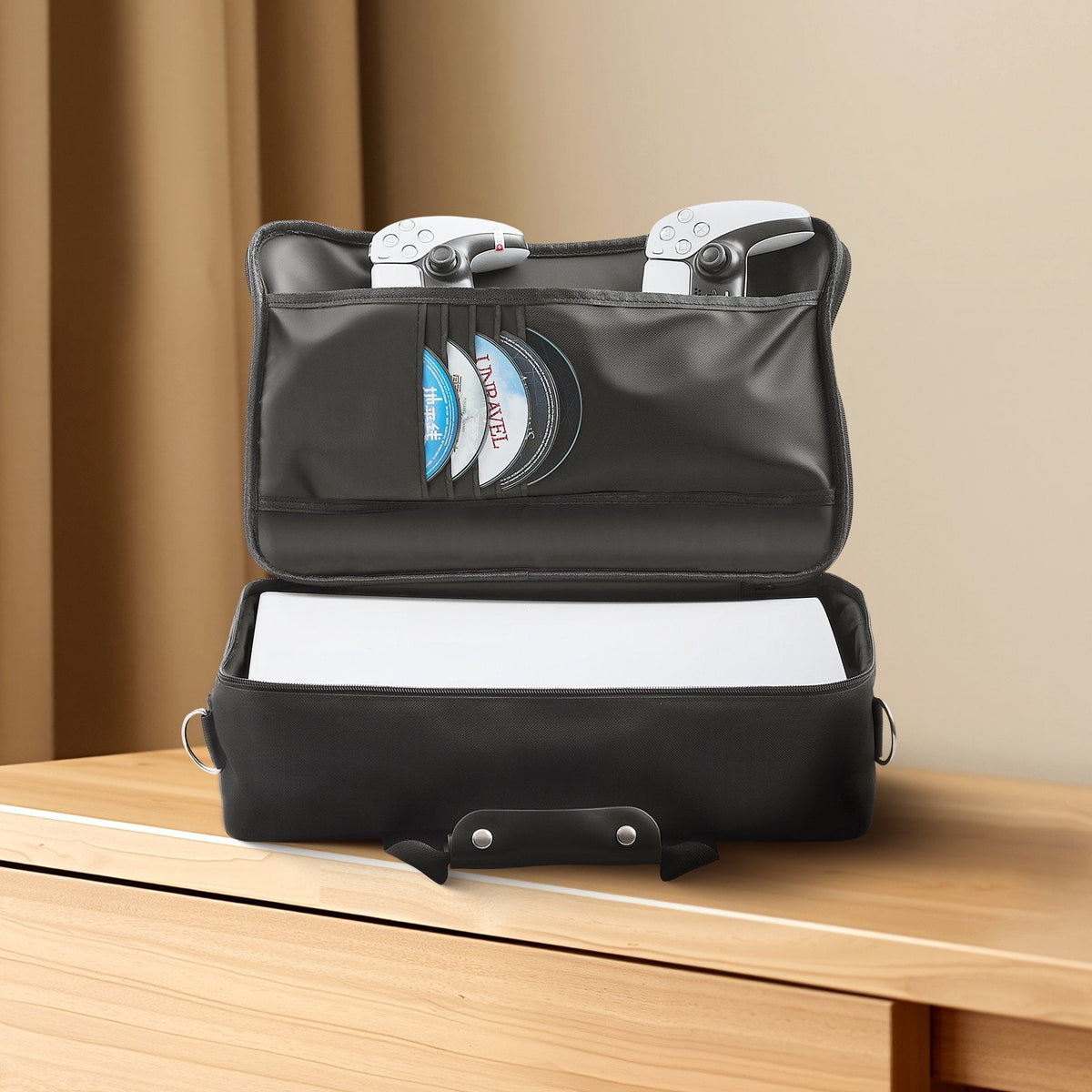 PS5 Carrying Case Travel Bag For Playstation 5 PS5 Slim Waterproof Nylon