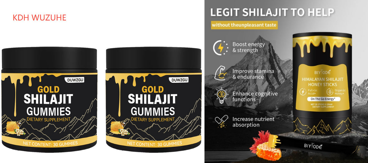 Shilajit Honey Gummies