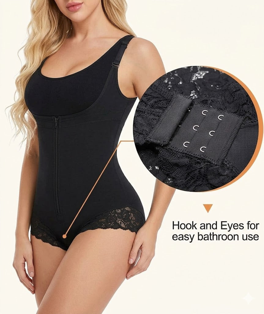 Women's Fajas Colombianas Shapewear Postpartum Tummy Control Body Shaper Butt Lifter Bodysuit