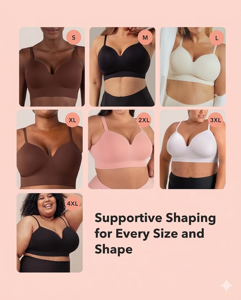 Supportive Comfort Wireless Shaping Bra