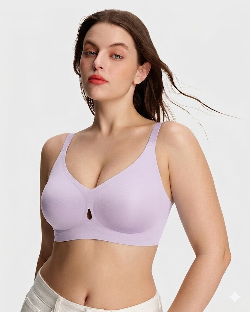 Teardrop Cutout Support Bra