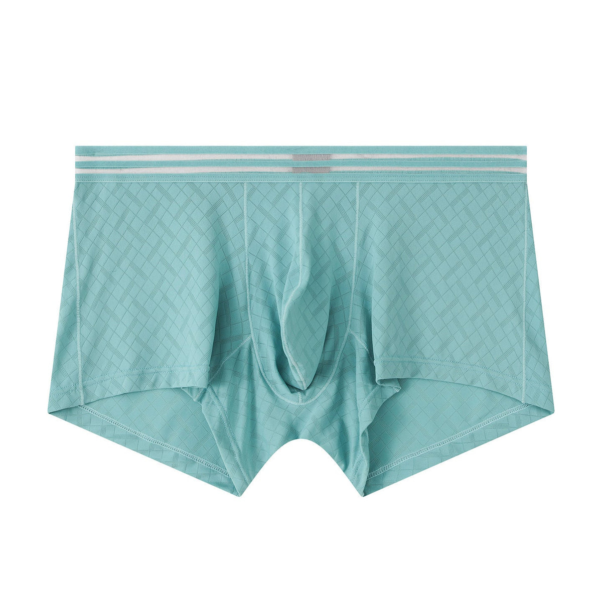 Mens Ice-silk Boxer Briefs Breathable And Cool-feel For Sports