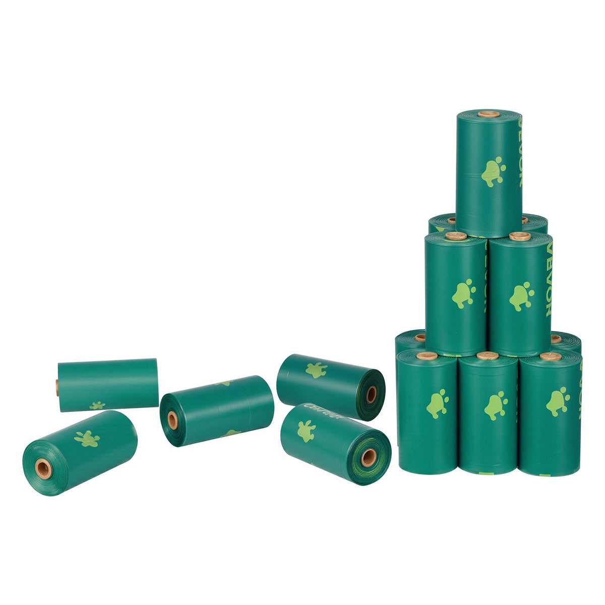 Thick Dog Poop Waste Bags Refill Rolls 270PCS Lavender Scented Biodegradable