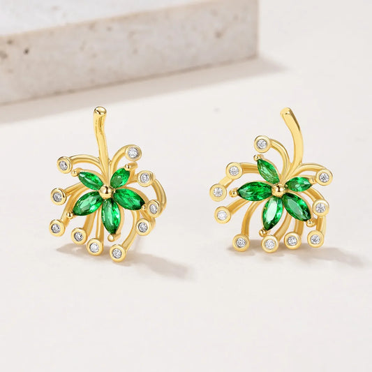 925 Sterling Silver Moissanite Stud Earrings