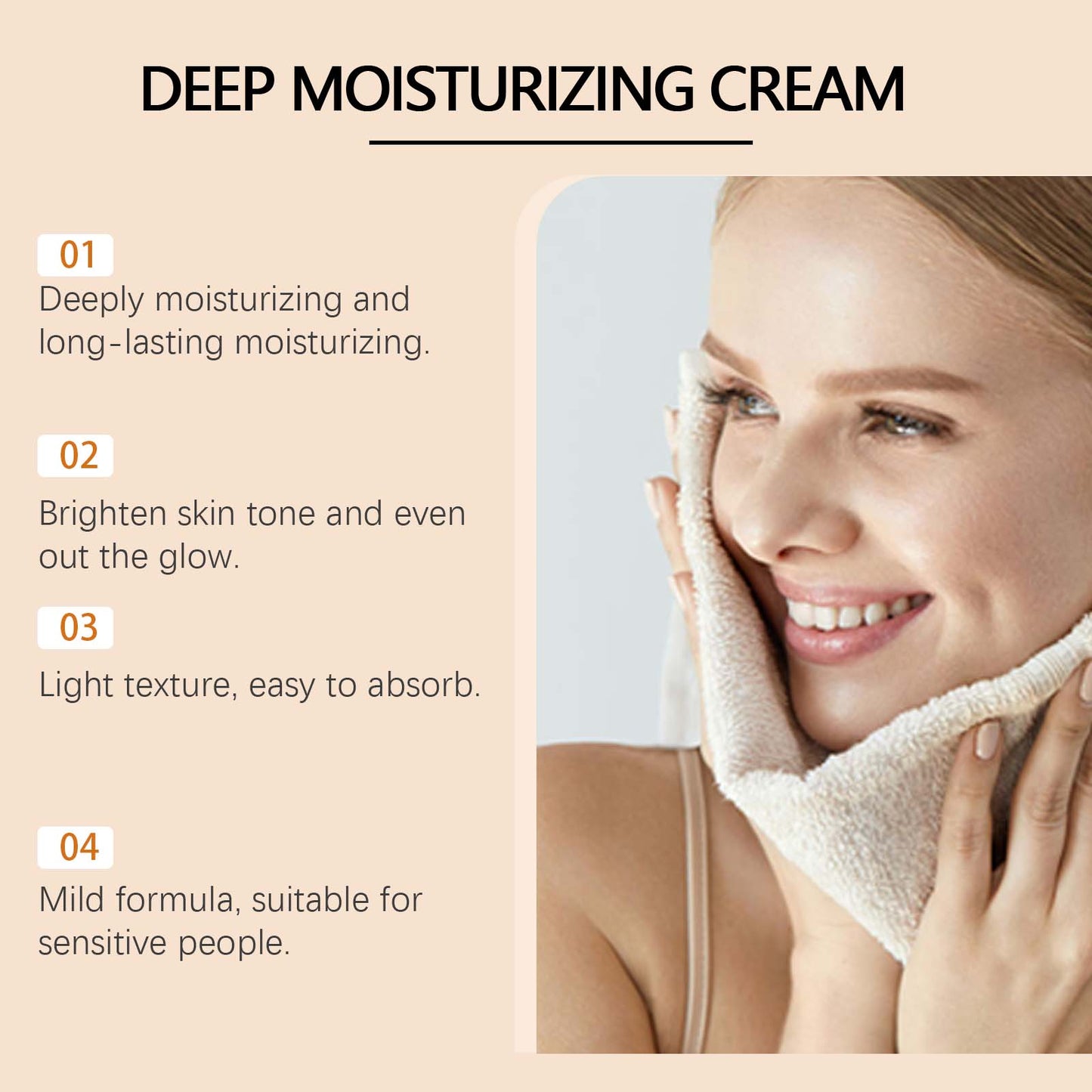 Eelhoe Deep Moisturizing Cream Gently Cares For The Face, Hydrates And Nourishes The Skin, And Provides Soft Care. Radiant Cream