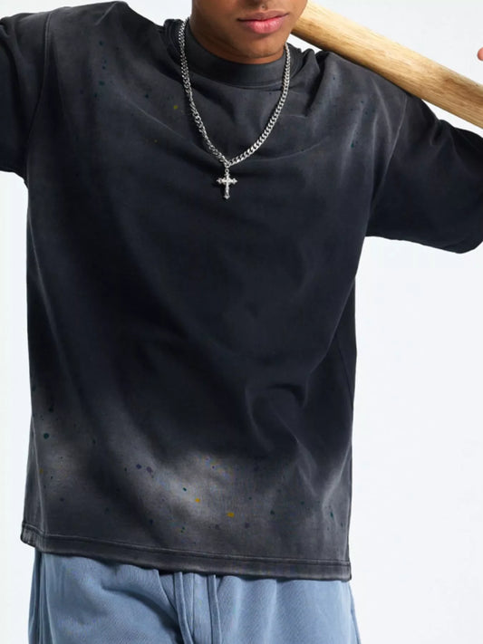 Men's Vintage Wash Short Sleeve Oversized T-Shirt