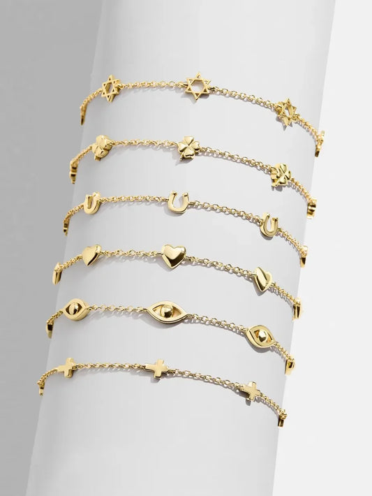 18K Gold-Plated Titanium Steel Bracelet