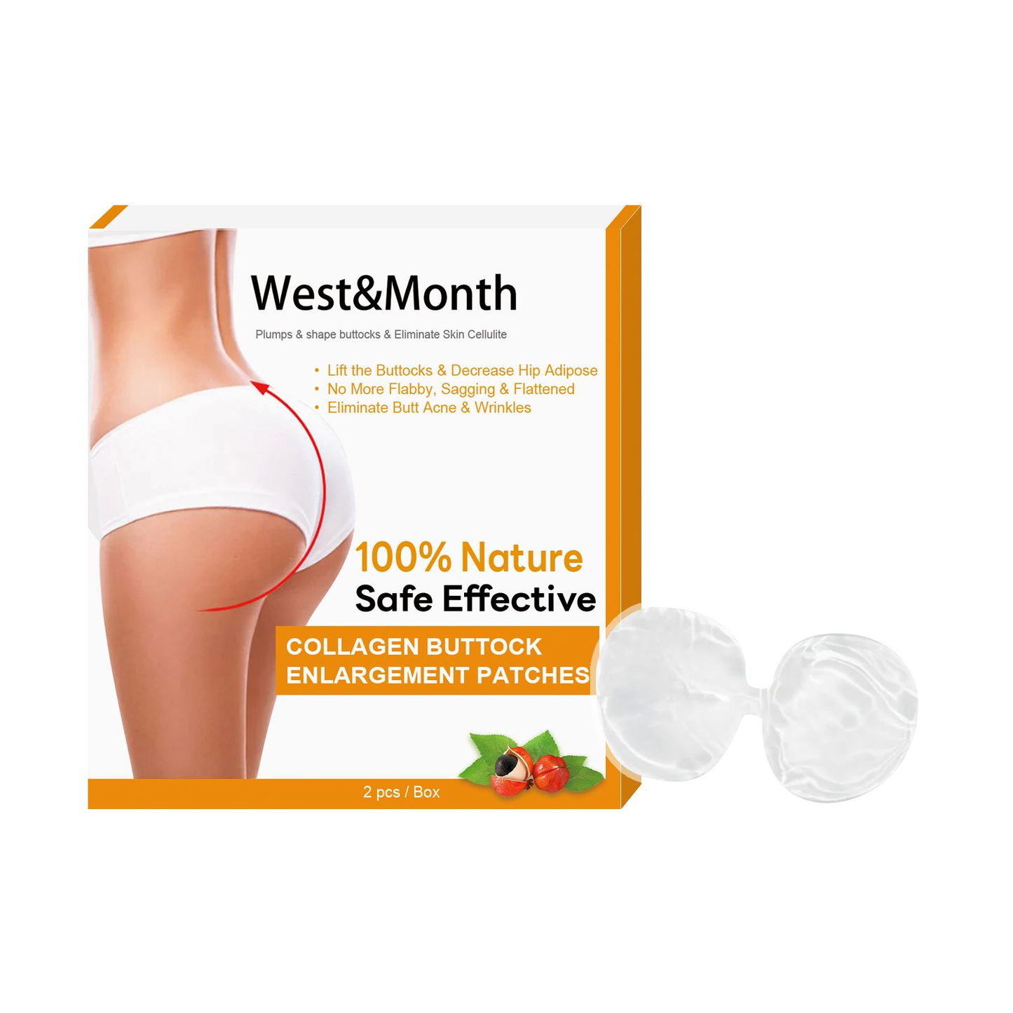West&Month Collagen Butt, Lift And Buttocks Firming Skin, Hip Lift And Peach Butt Lift