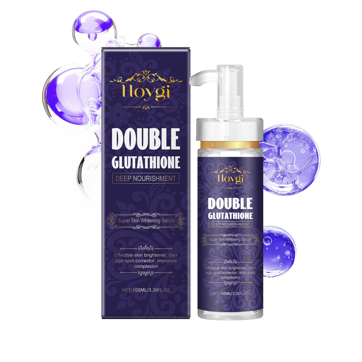 Hoygi Glutathione Essence, Hydrates And Nourishes The Facial Skin, Making It Soft, Smooth And Radiant. It Is A Daily Skin Care Essence