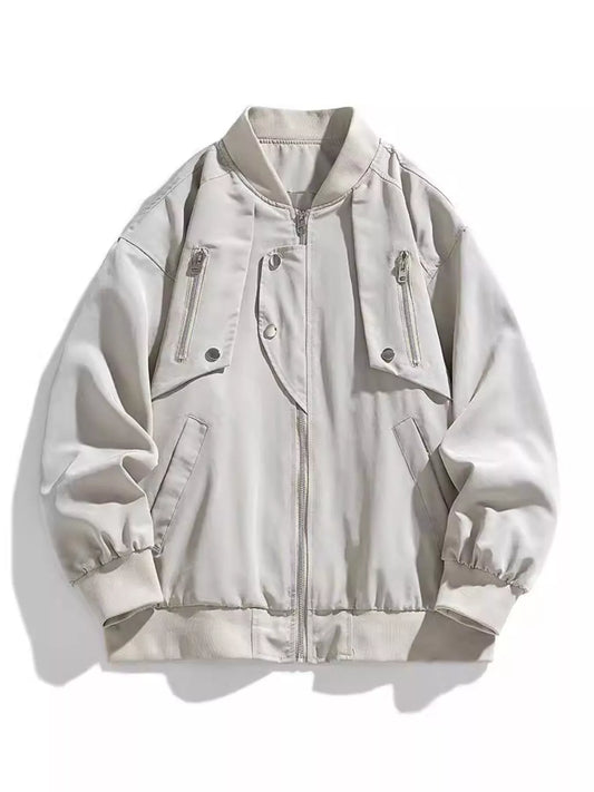 Men's Plus Size Casual Lightweight Bomber Jacket