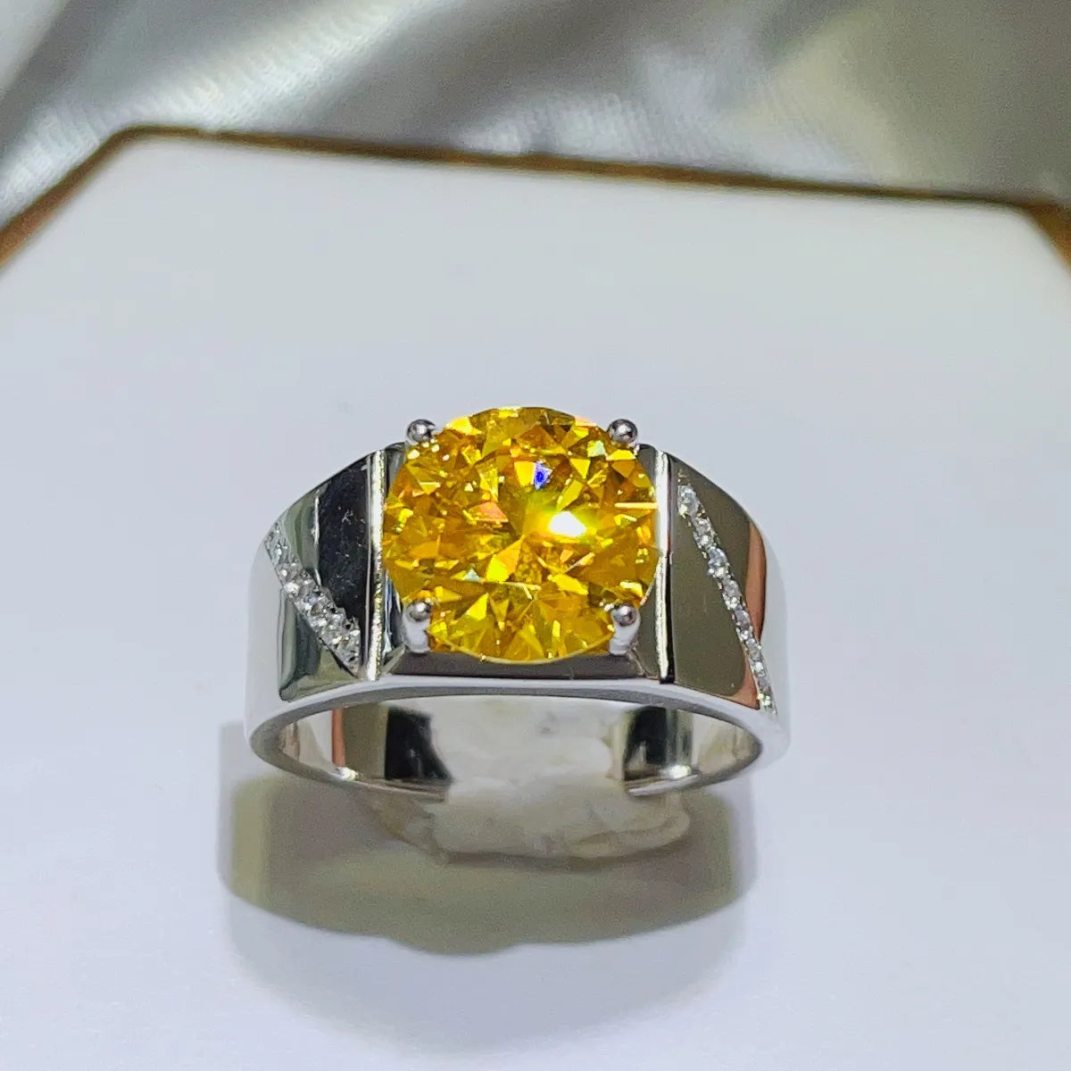 5 Carat Moissanite 925 Sterling Silver Ring