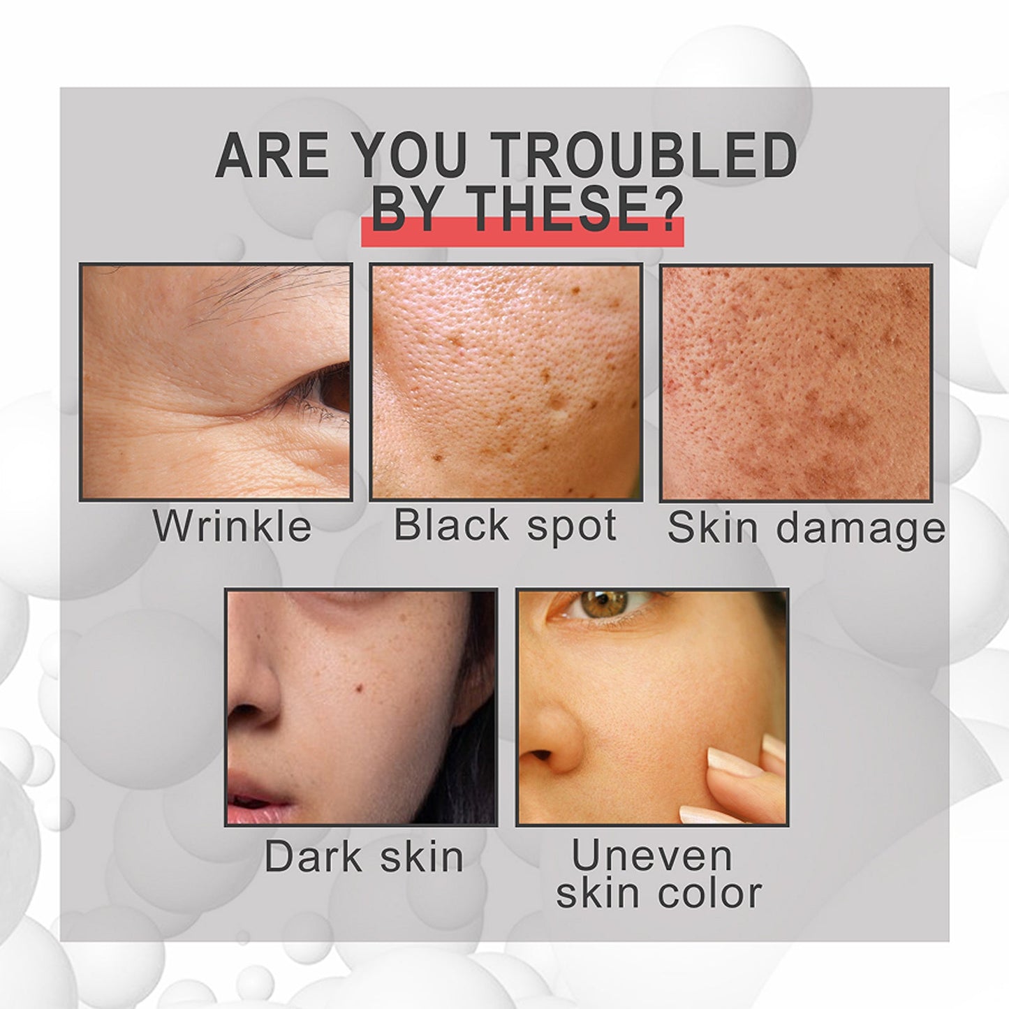 Hoygi Ampoule Serum, Firming And Softening Facial Wrinkles Anti-Wrinkle Moisturizing Essence
