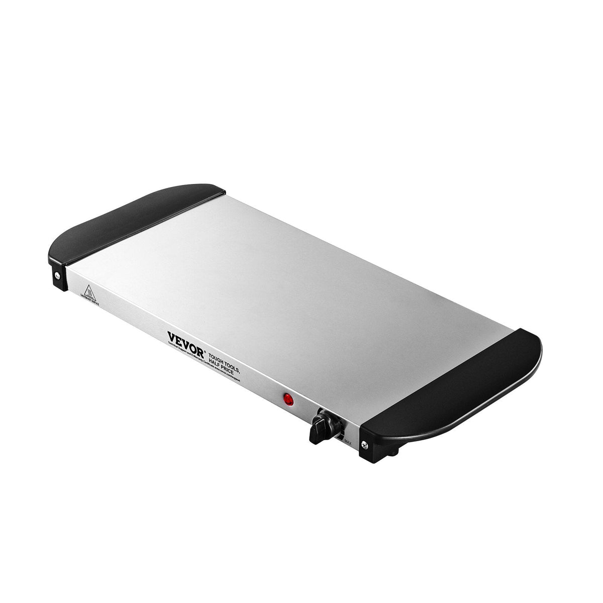 VEVOR Electric Warming Tray Buffet Food Warming W Temp Control Stainless Steel