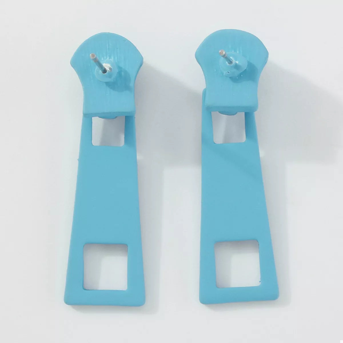 Colorful Zipper Drop Earrings