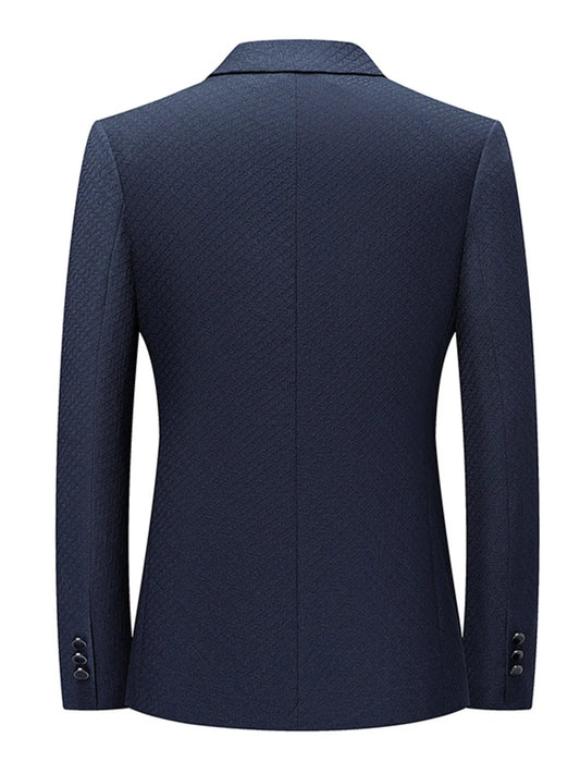 Men's Button Up Long Sleeve Blazer