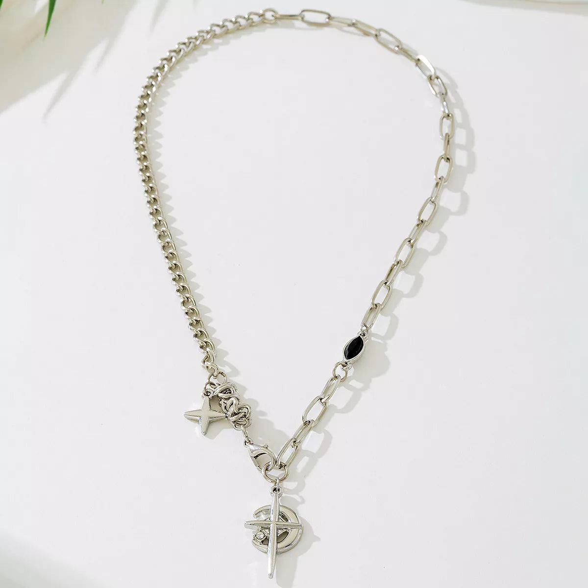 18K Gold-Plated Cross Pendant Necklace