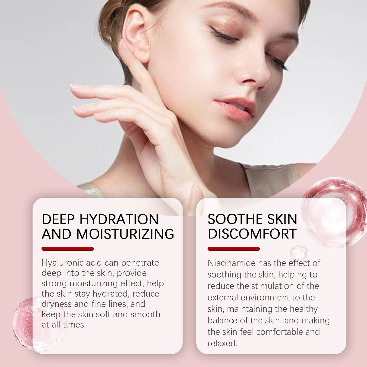 Hoygi Niacinamide Facial Gel Deeply Nourises Facial Skin Repair Moisturizing Massage Moisturizing Gel