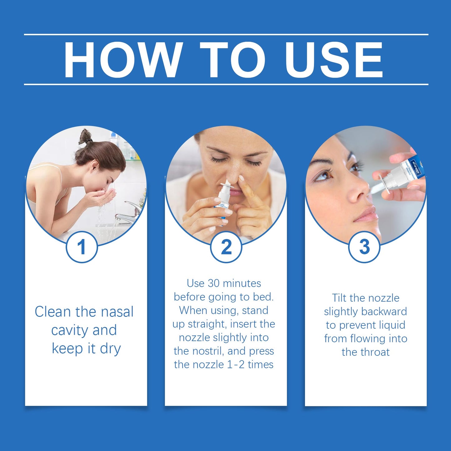South Moon Snore Care Spray Mild Nasal Cleansing Spray Nose Care