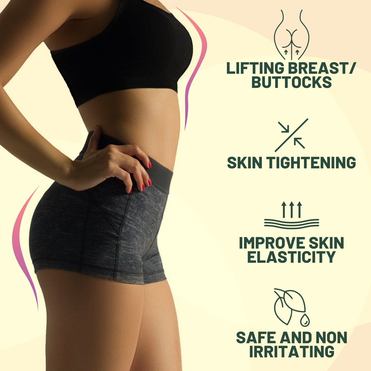 OUHOE Collagen Lift Body Oil, Slimming Body Firming Massage Beauty Body Care Oil