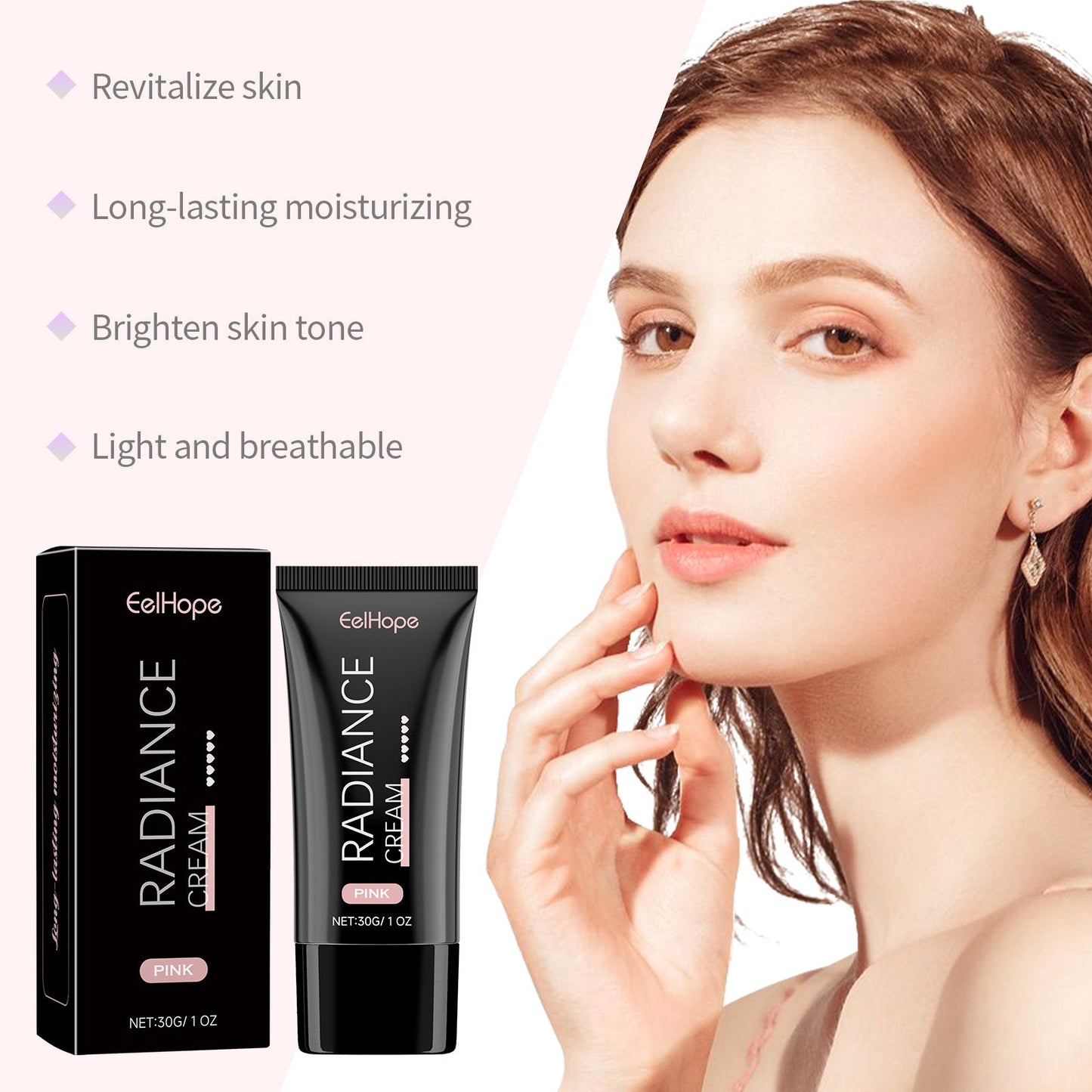 Eelhope Face Moisturizing High Light Cream Brightening And Radiant Skin Hydrating Long Lasting Nude Makeup Moisturizer