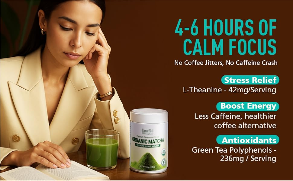 Matcha--Ceremonial Grade Organic Matcha Green Tea Powder,Premium First Harvest Unsweetened,1 0 0 Pure Matcha ForLattes,Smoothies,and Baking 60g 2.1oz-Ships From US-Tea-Coffee Mate