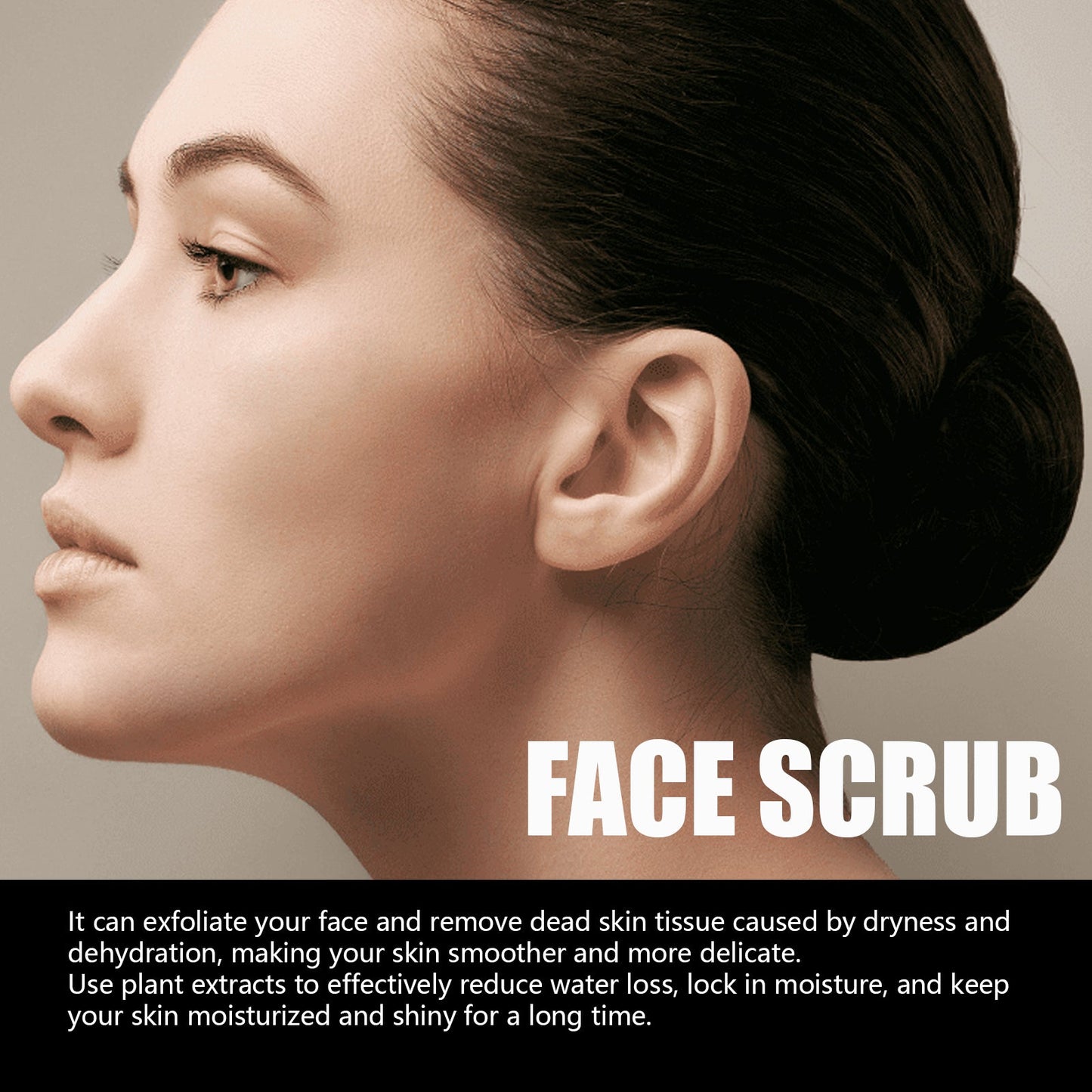 EELHOE Face Scrub, Soften Cutin Supple Skin Moist Water Embellish Burnish