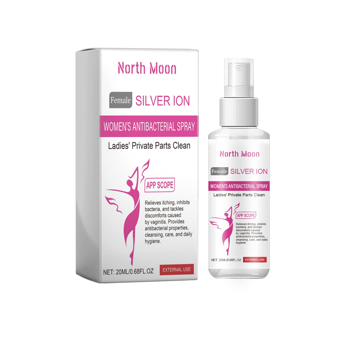 North Moon Women's Body Care Spray Moisturizes Body And Moisturizes Skin With Fresh, Nourishing And Gentle Skin Care