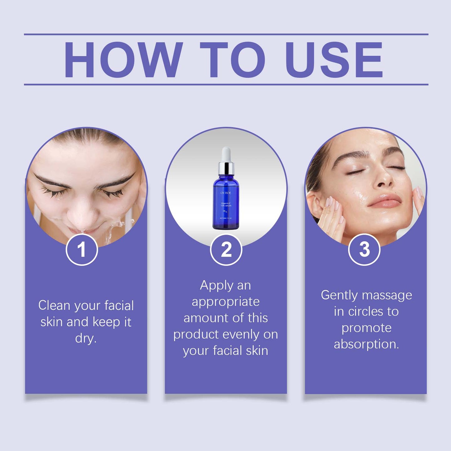 OUHOE Facial Firming Serum Moisturizes And Moisturizes Facial Skin Gently And Nourishes Daily Skincare