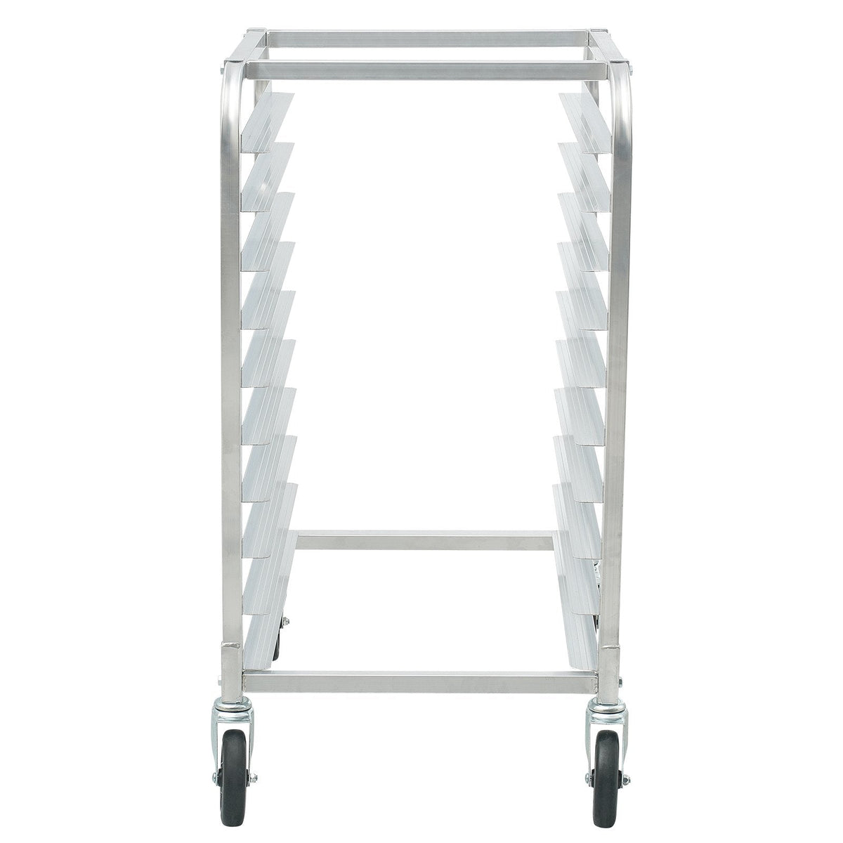 VEVOR Bun Pan Rack, 10-Tier Commercial Bakery Racks With Brake Wheels, Aluminum Racking Trolley Storage For Half & Full Sheet, Speed Rack For Kitchen Home, Bread Baking Equipment,