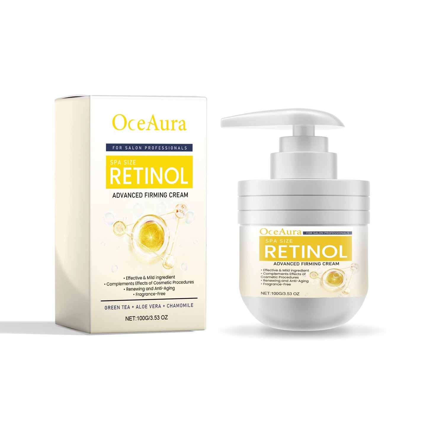 OceAura Retinol Advanced Firming Cream, Hydrating And Rejuvenating Brightening Body Smooth Anti-Wrinkle Body Lotion For Skin