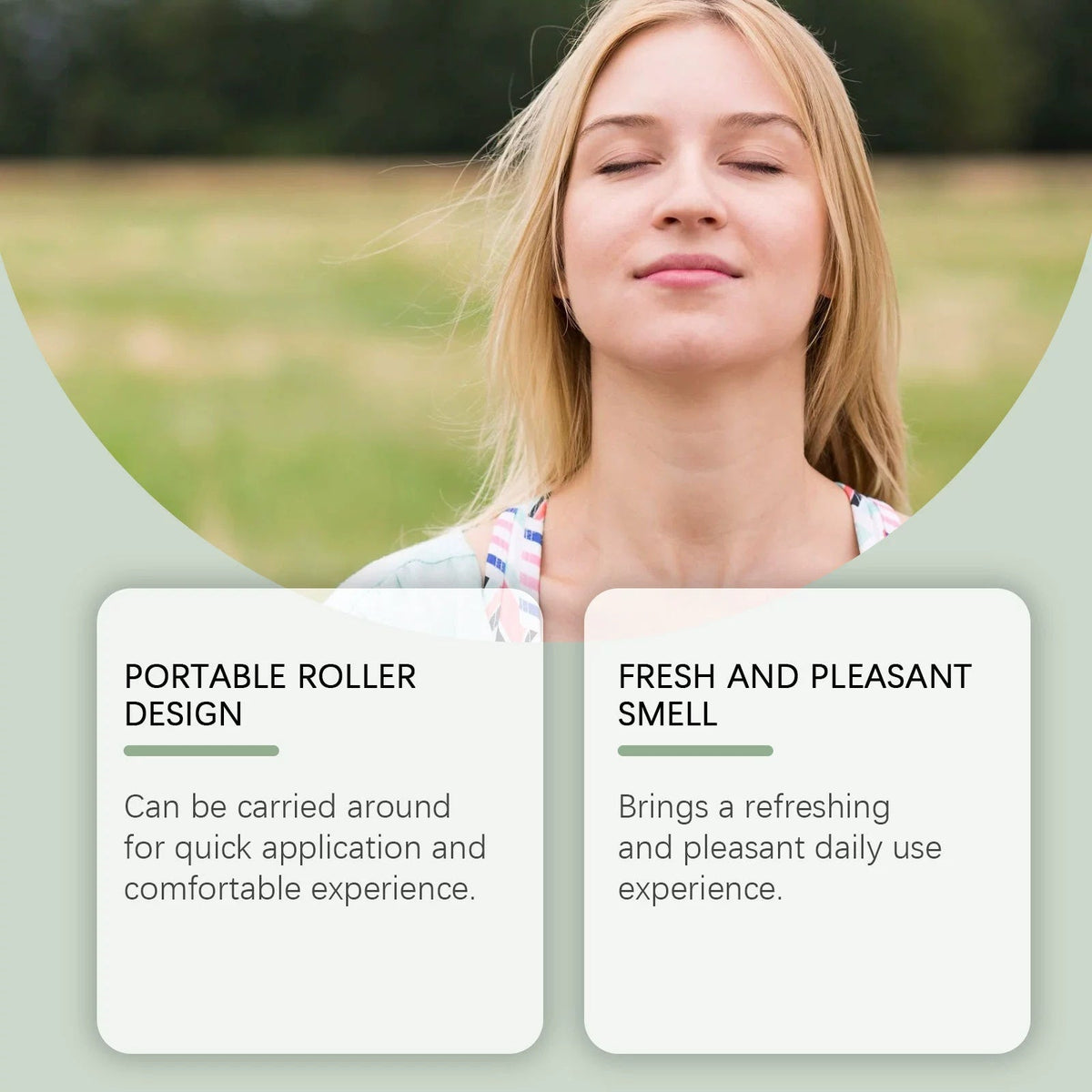 South Moon Gentle Vertigo Relief Roll On Oil, Mint Cooling Portable 10ml Head Discomfort Massage Roller Aromatherapy Oil