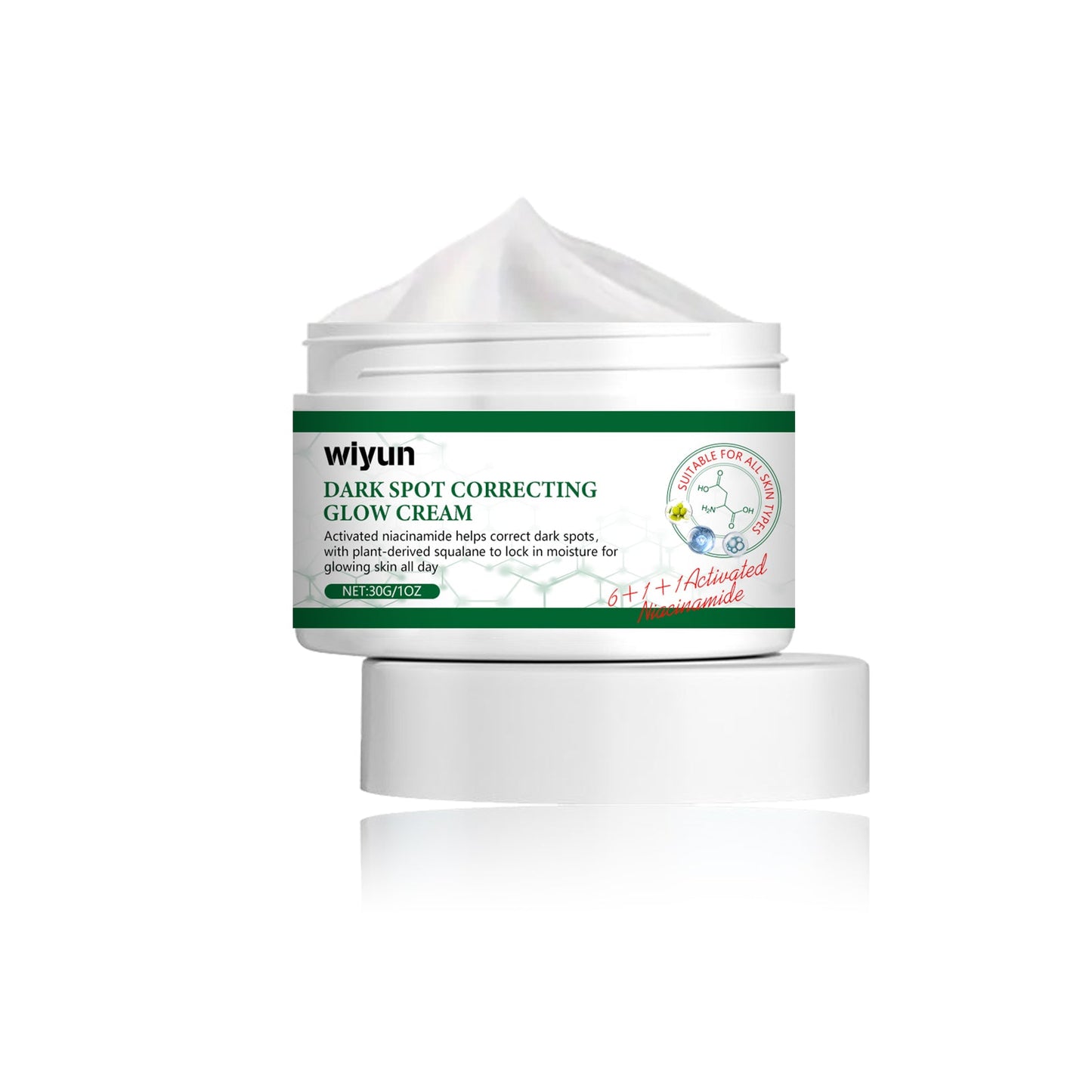 Wiyun Brightening Cream, Restores Dark Skin, Brightening, Moisturizing, Nourishing, Moisturizing, Rejuvenating And Beautifying Face Cream