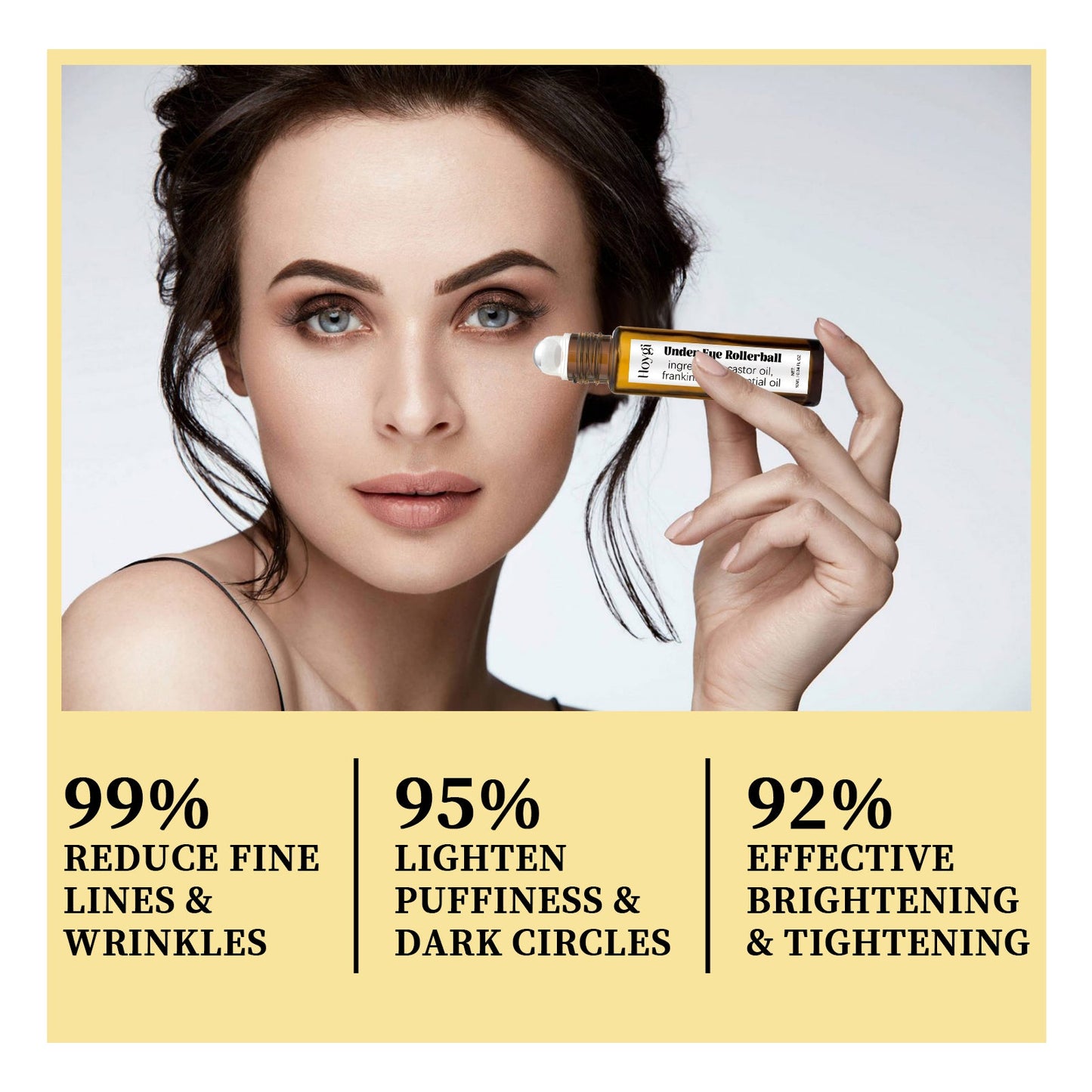 Hoygi Eye Ball Essence Oil Moisturizes And Moisturizes Eye Skin, Lightening Fine Lines And Softening Eye Area Essence Oil