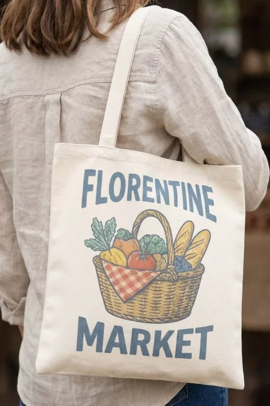 Fame Florentine Market Tote Bag