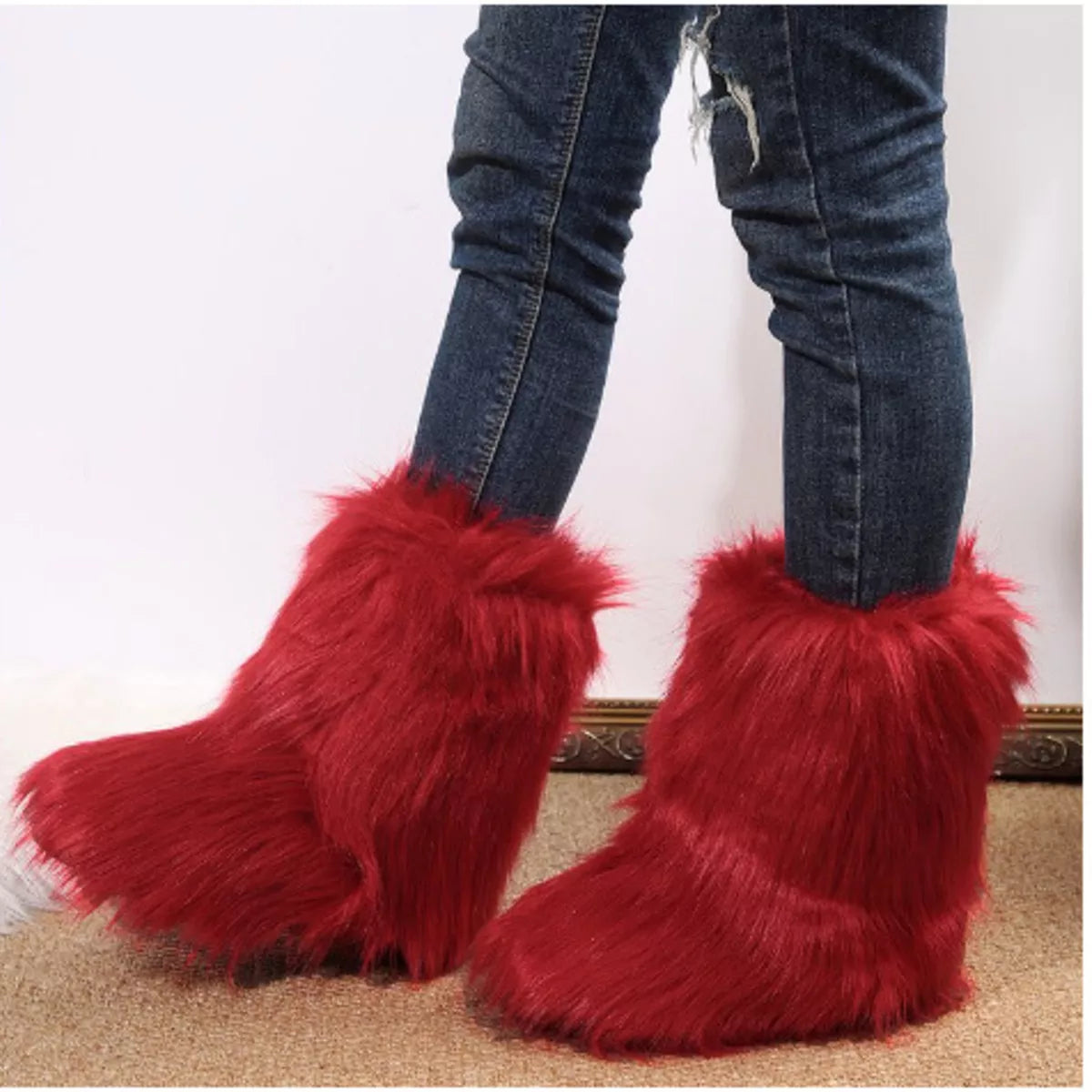 Faux Fur Winter Boots