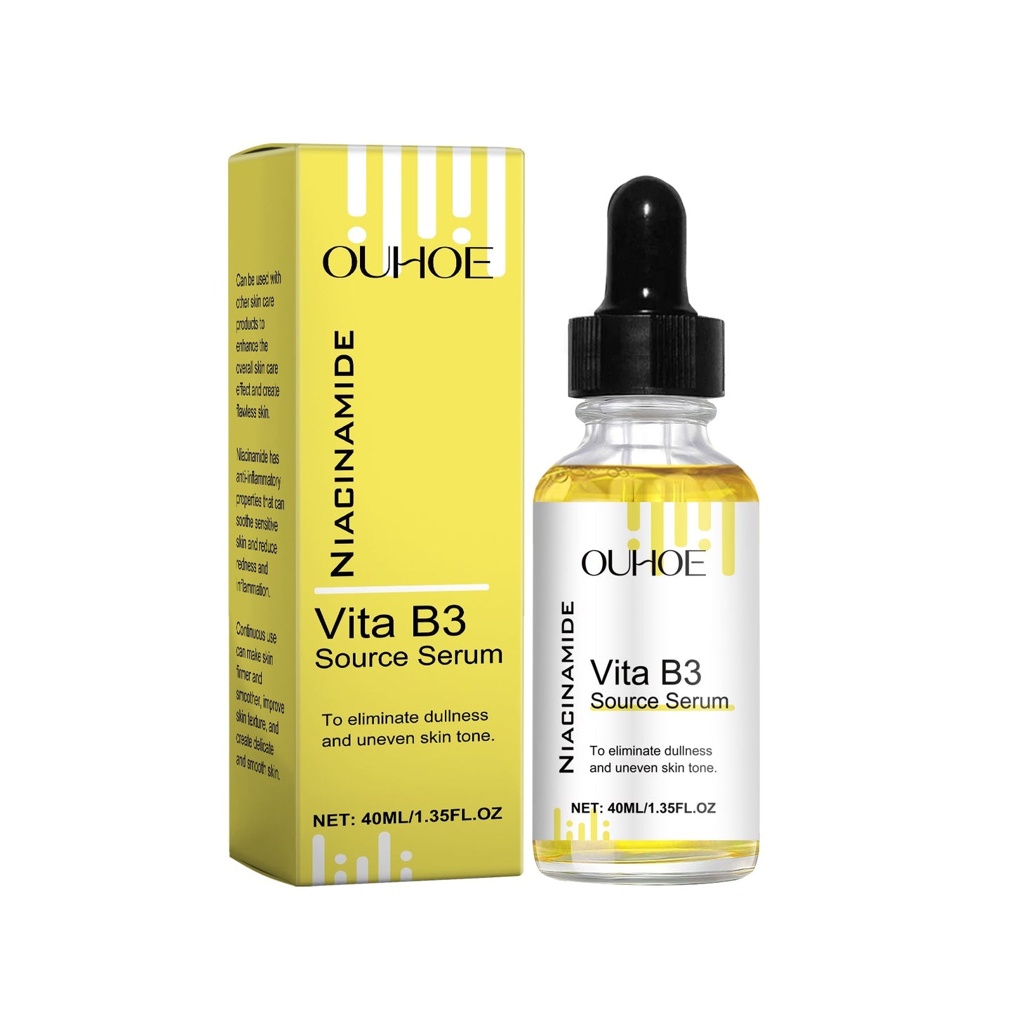 OUHOE Face Serum Moisturizes Facial Skin With Moisture Lock Hydrating Vitamin B3 Serum