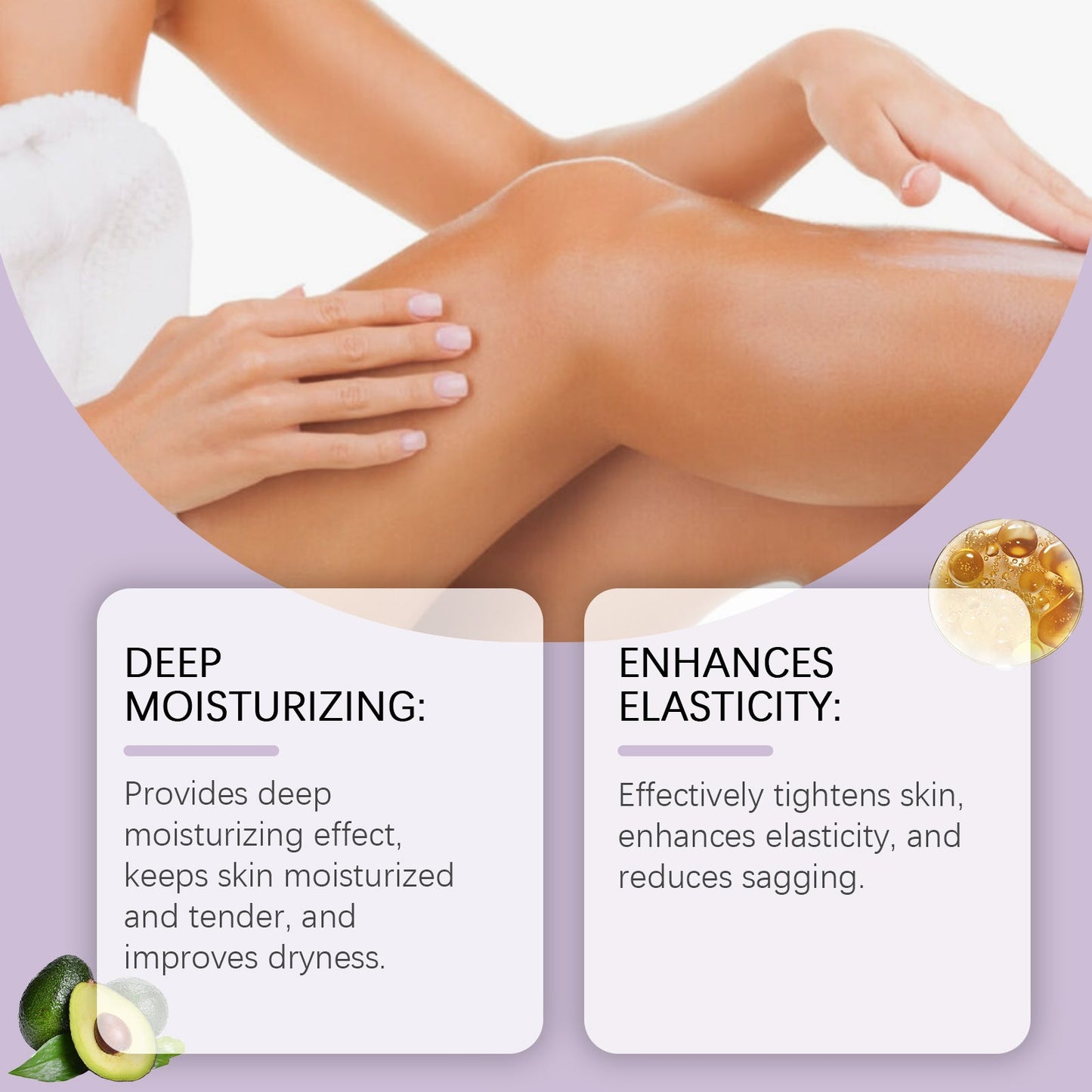 OceAura Body Moisturizing Care Oil, Daily Skin Care Moisturizing And Refreshing Care Oil
