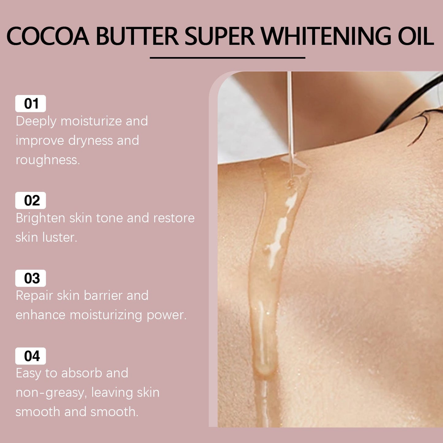 West&Month Cocoa Body Oil, Hydrating, Moisturizing, Refreshing Skin Care And Firming Daily Body Care Oil Cocoa Body Oil, Hydrating, Moisturizing, Refreshing Skin Care And Firming Daily Body Care Oil